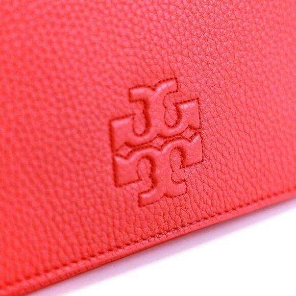 NWT Tory Burch Thea Mini Chain Bag Crossbody Brilliant Red $395+ - Picture 10 of 10